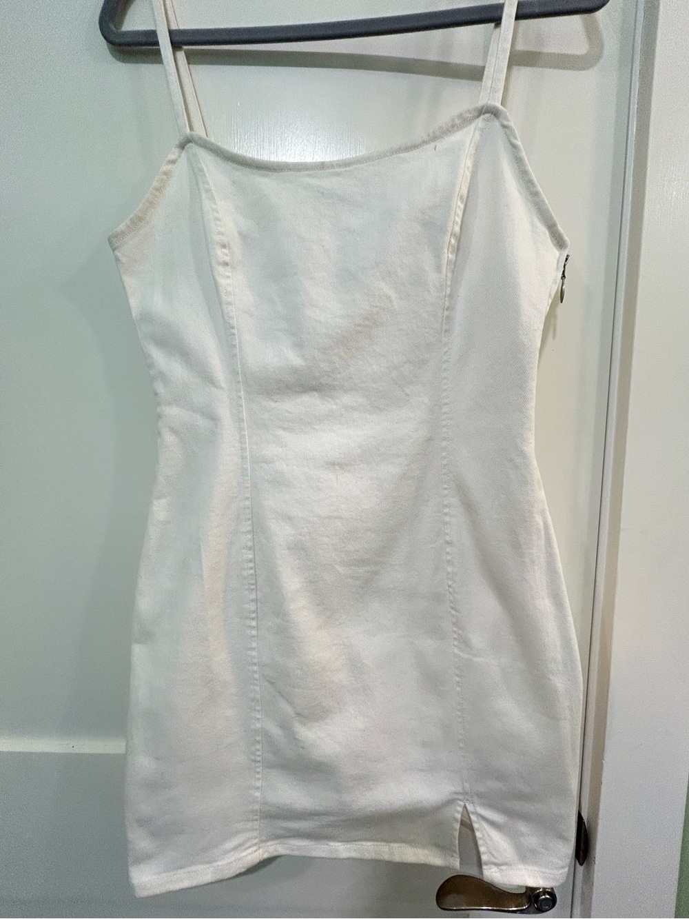 H&M Divided White Bodycon Mini Dress – Size M – NWT